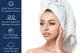Delara 33-Piece 100% Organic Cotton Plush Bath Towel Sets, 36"x70", Navy Blue