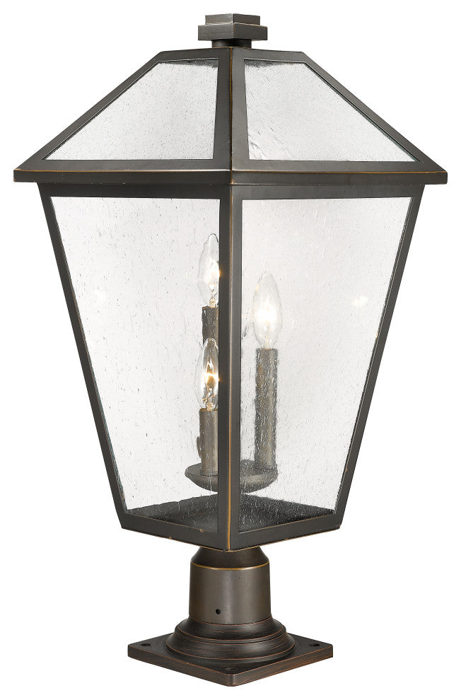 Zlite 579PHXLR-533PM-ORB 3-Light Outdoor Pier Mounted Fixture, Seedy