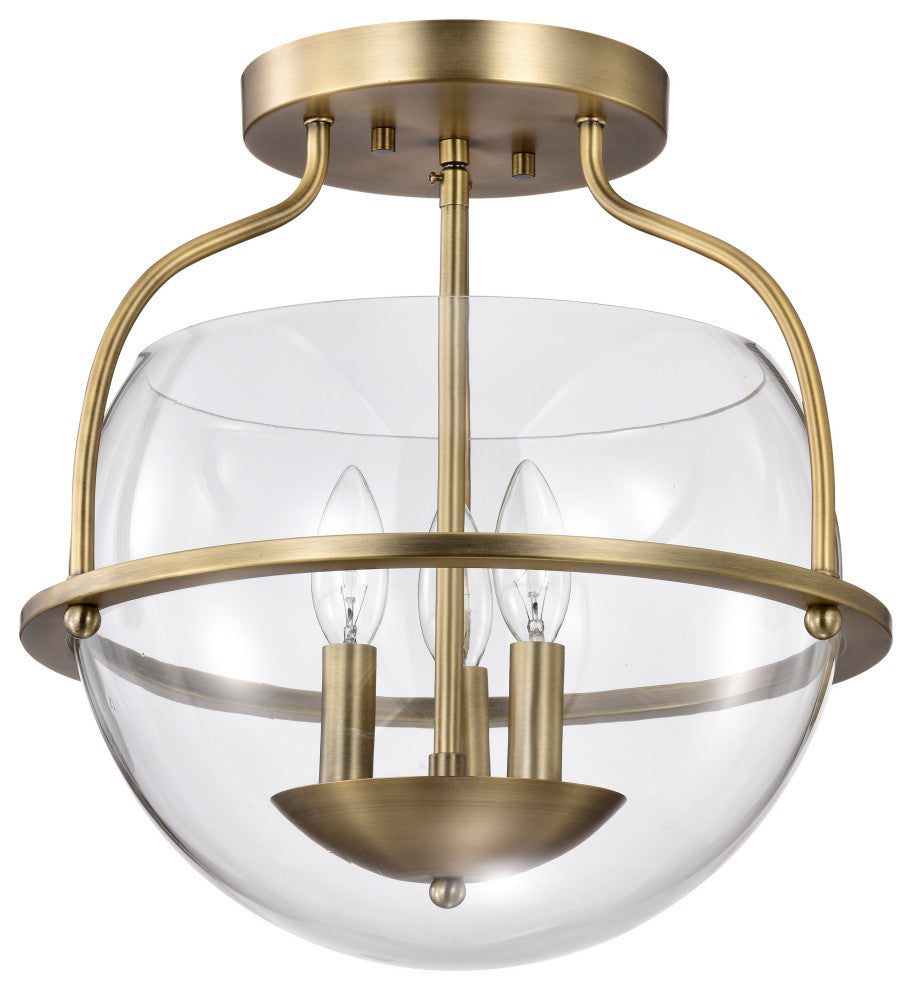 Amado 3 Light Semi Flush Mount