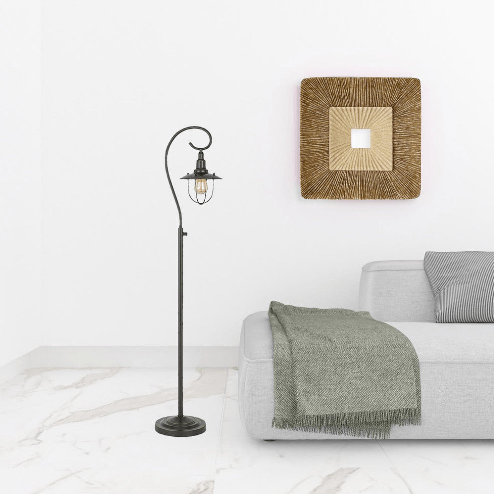 58" Bronze Traditional Shaped Floor Lamp