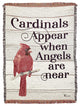 Cardinals Appear When Throw 48"x68"