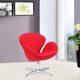 Modern Classics Swan Chair Fabric, Red