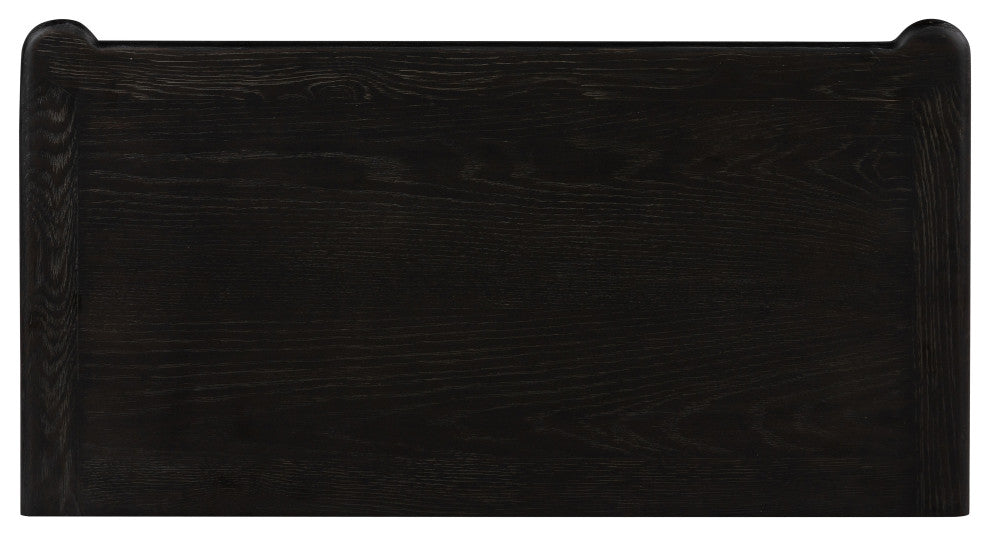 Toulouse Nightstand-Distressed Black