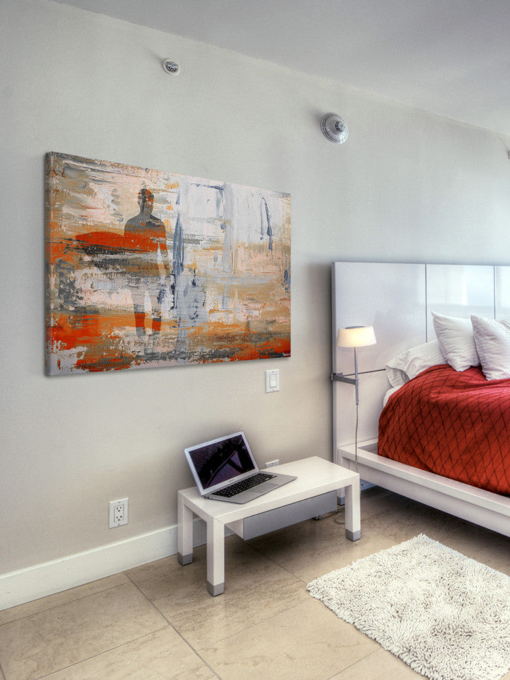 "Done for the Day" Painting Print on Wrapped Canvas, 24"x16"
