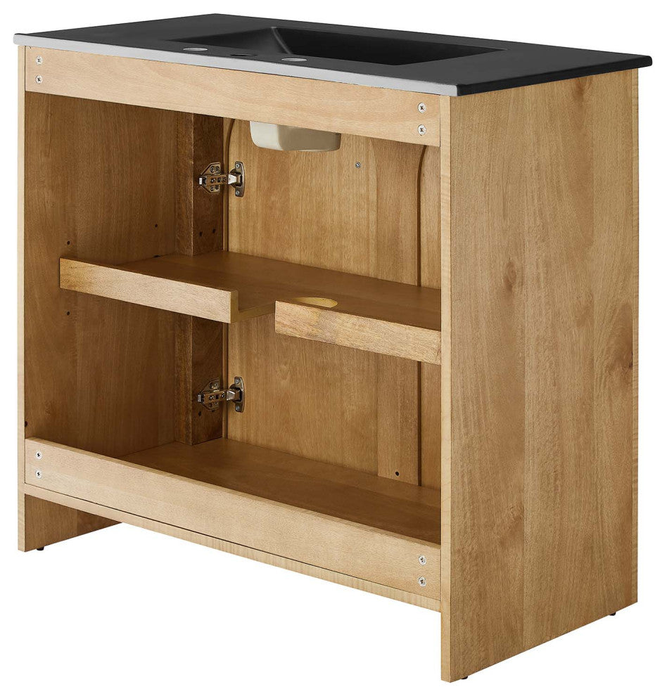 Appia 36" Bathroom Vanity - Oak Black
