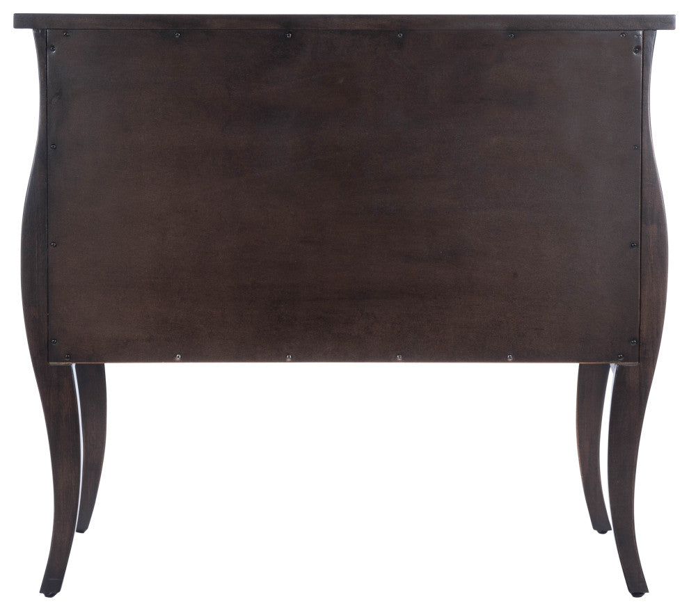 Rochelle Drawer Chest, Off-White, Brown