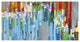 "Rainbow of Stripes Square" Digital Paper Print by Danhui Nai, 38"x20"