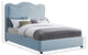 Felix Linen Upholstered Bed, Sky Blue, King