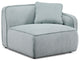 Travie Right Arm Facing Corner Chair, Light Green