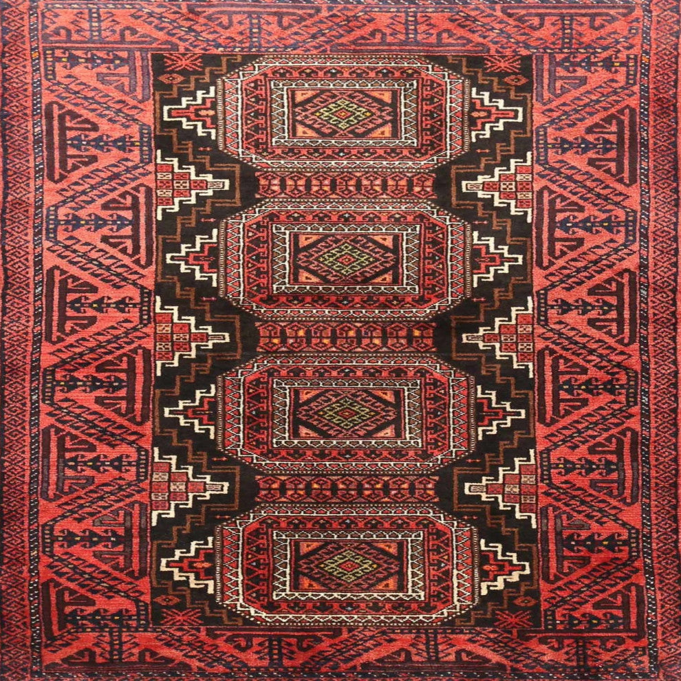 Ahgly Company Indoor Square Traditional Area Rugs, 5' Square