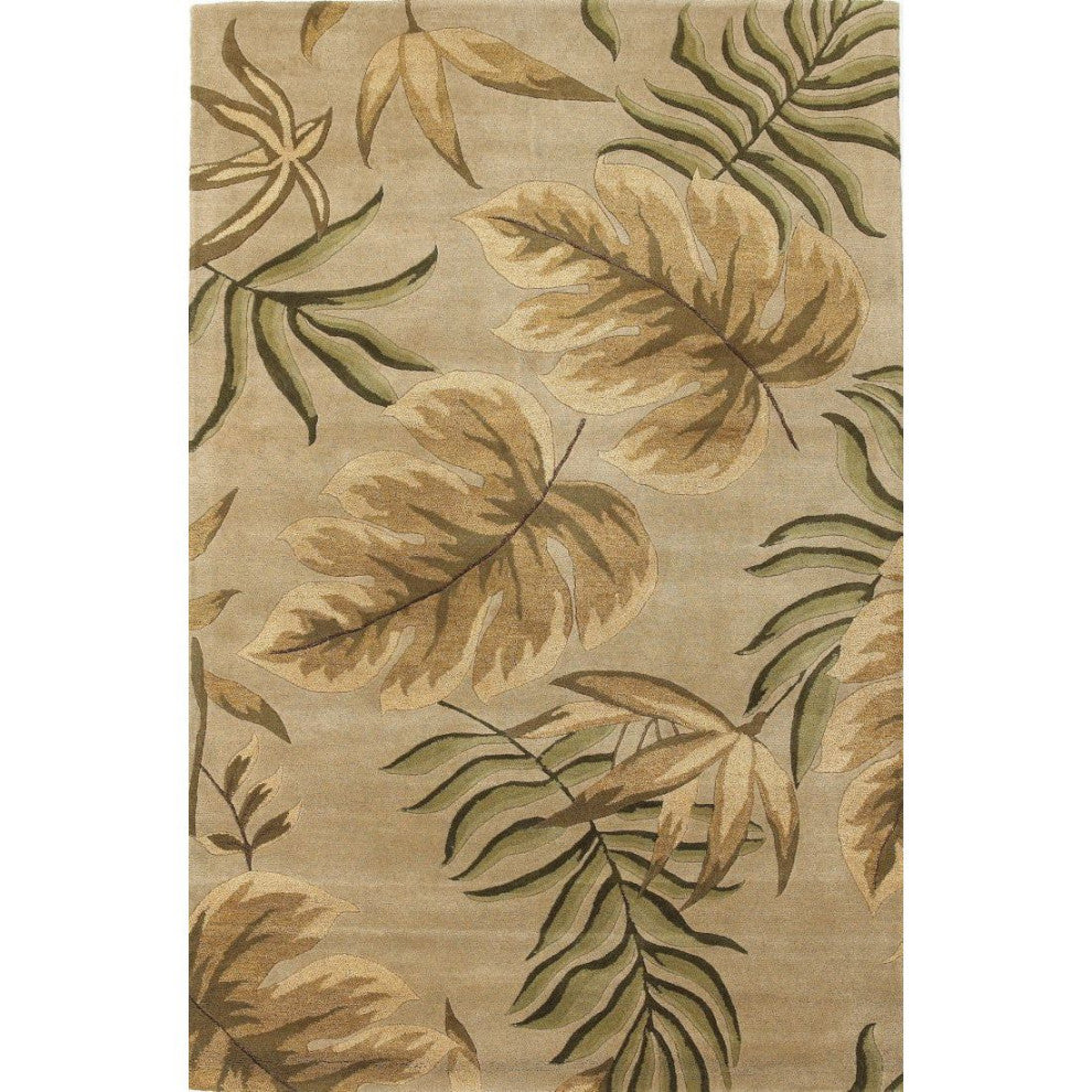 KAS Havana 2614 Sand Fauna Area Rug, 8'x10'6"