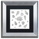 Filippo Cardu 'Shells' Art, Silver Frame, Black Mat, 11x11