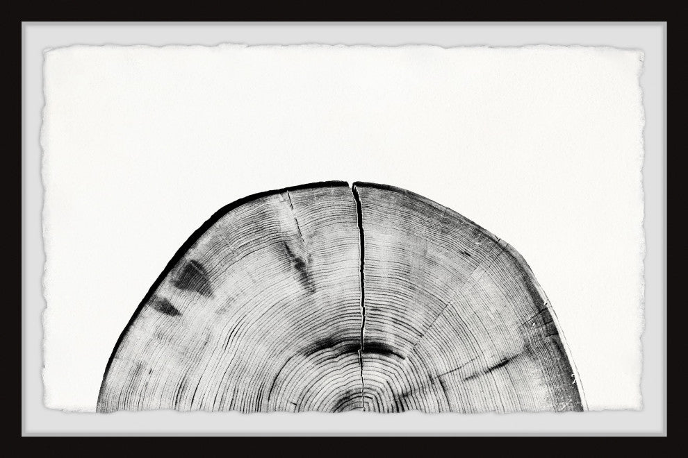 "Withered Stump" Framed Painting Print, 30x20