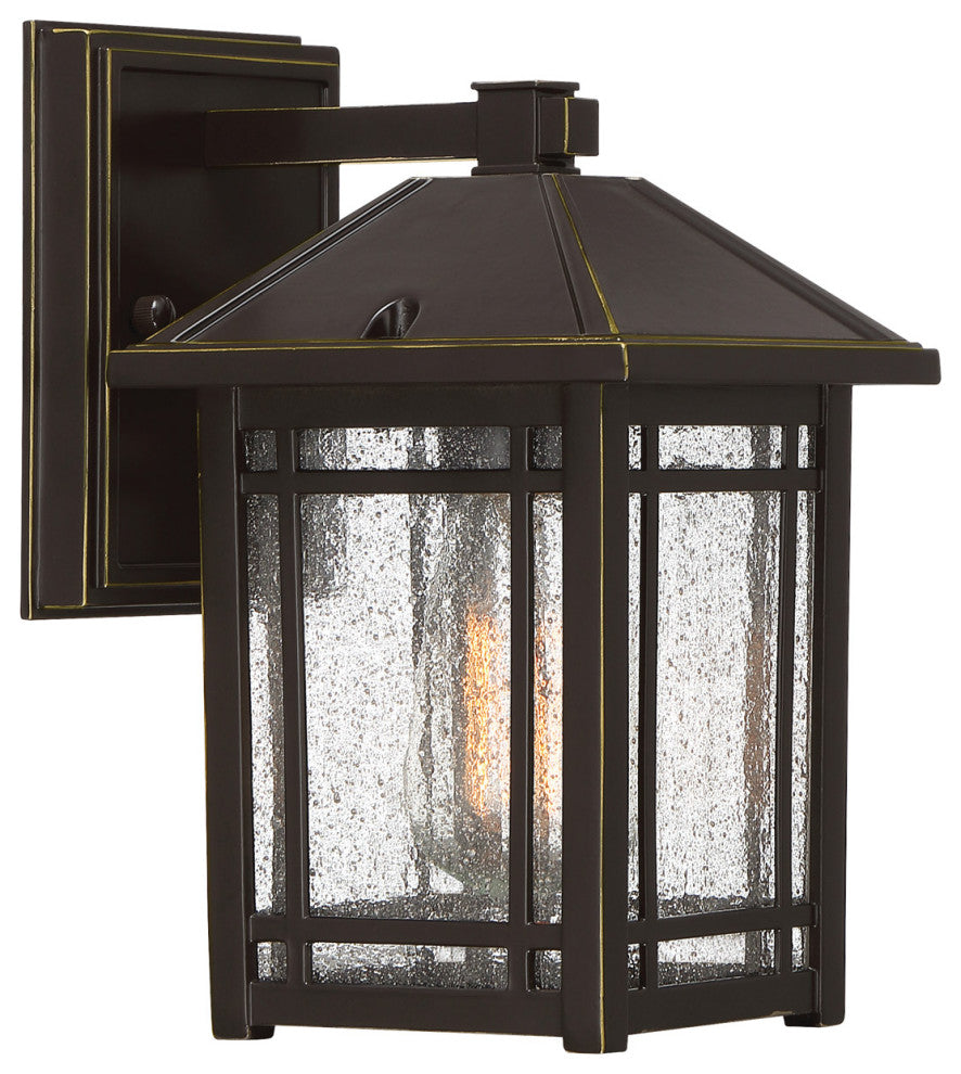 Quoizel CPT8406PN One Light Outdoor Wall Lantern, Palladian Bronze Finish