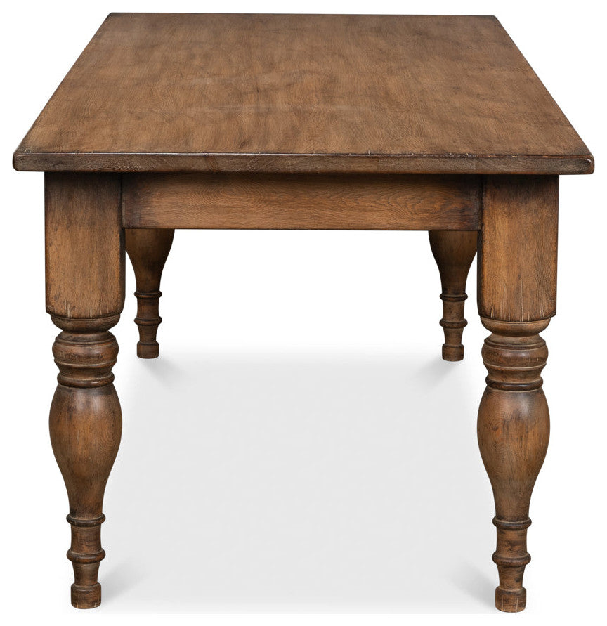Gabby Dining Table Brown Seats 6