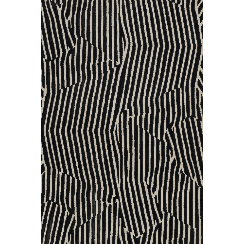 Momeni Xander XAN-2 Rug, Black, 3'11"x5'7"