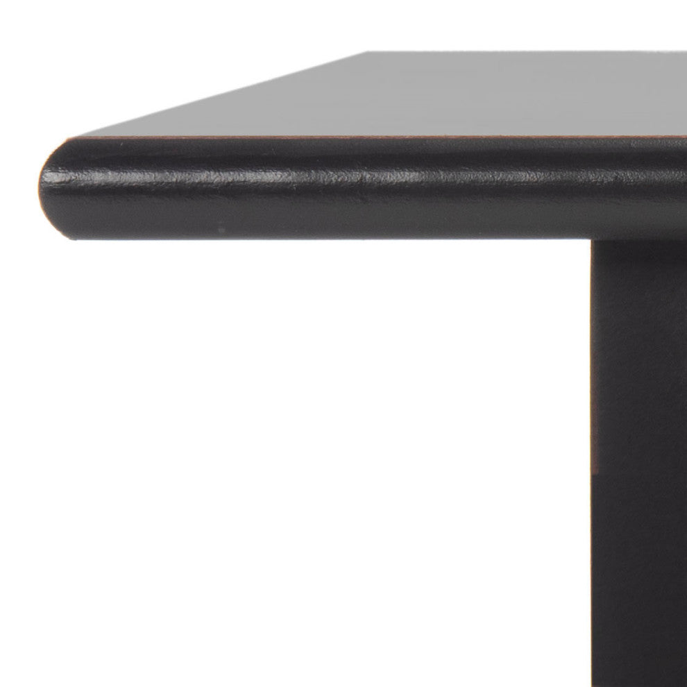Safavieh Boris 2-Drawer Coffee Table, Distressed Black