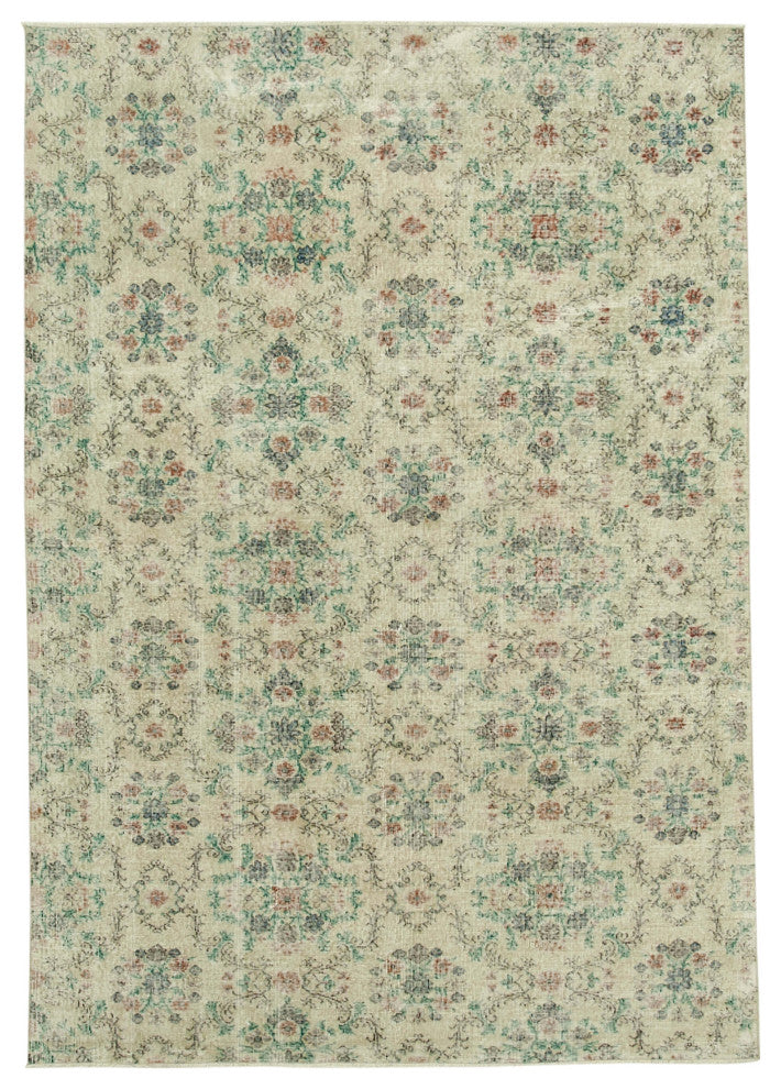 Rug N Carpet - Hand-knotted Anatolian 6' 8'' x 9' 9'' Low Pile  Area Rug