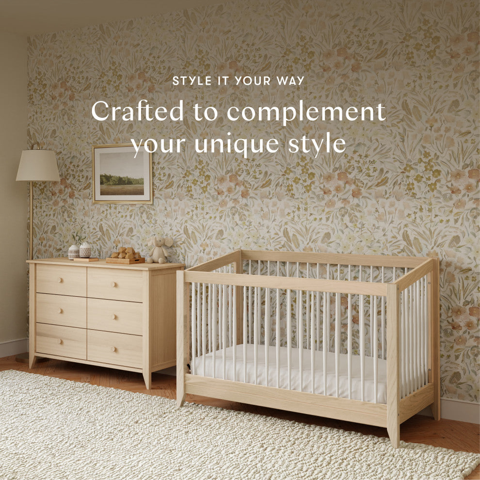 Sprout 6-Drawer Double Dresser, Washed Natural