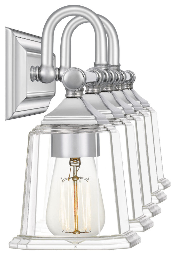 Quoizel NLC8605 Nicholas 5 Light 42"W Bathroom Vanity Light - Polished Chrome