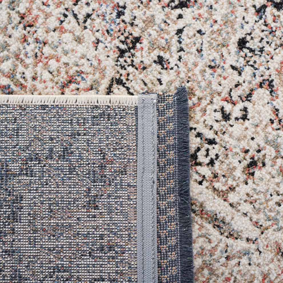 Safavieh Lauren Ralph Lauren Collection LRL1610 Rug, Ivory/Navy, 6'x9'2"