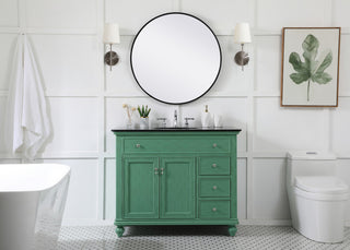 Home Living 42" Single Bathroom Vanity, Vintage Mint