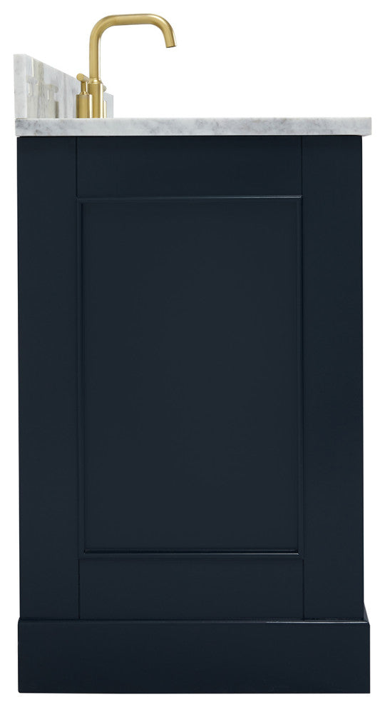 Ariel Stafford 43" Single Left Offset Rectangle Sink Bathroom Vanity