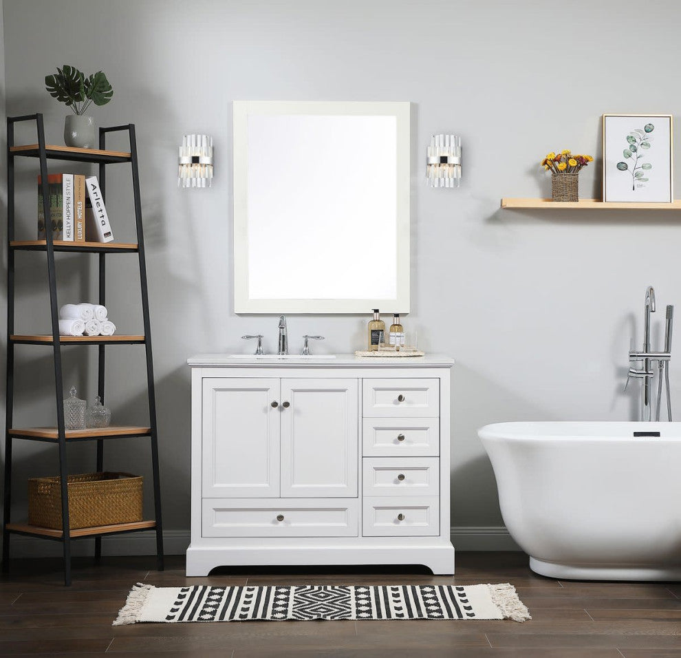 Elegant Lighting 6200W8 Serephina 2 Light 12" Tall Wall Sconce - Chrome