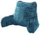 Textured Velvet DIY Bed Rest Cover and Inserts, Agate Green, 20"x18"x17"