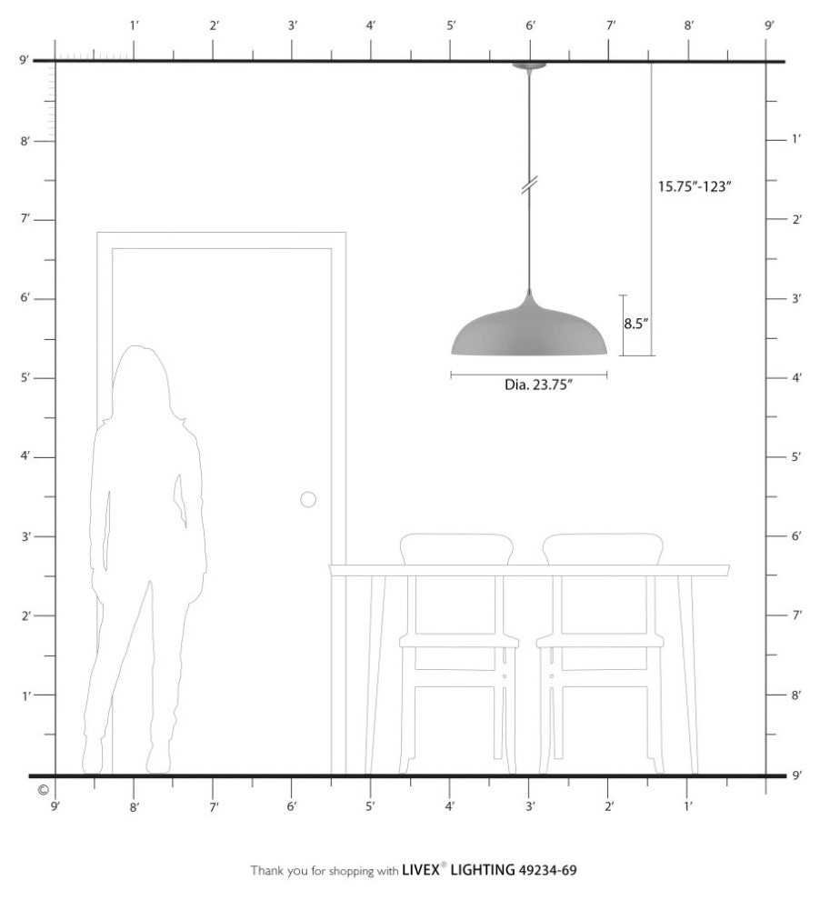 Amador 3 Light Shiny White With Polished Chrome Accents Large Pendant