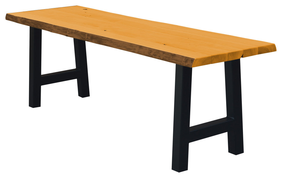 Live Edge Locust Ridgemont Table, Natural Stain, 8 Foot