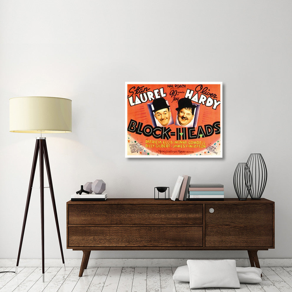 "Laurel & Hardy - Block-Heads, 1938" Canvas by Hollywood Photo Archive, 40x31"
