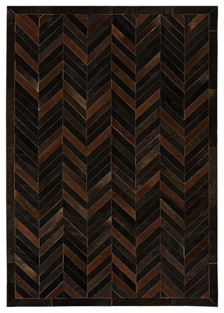 Cowhide Patchwork Rug, Apollo, Cassiterite, 9'x12'