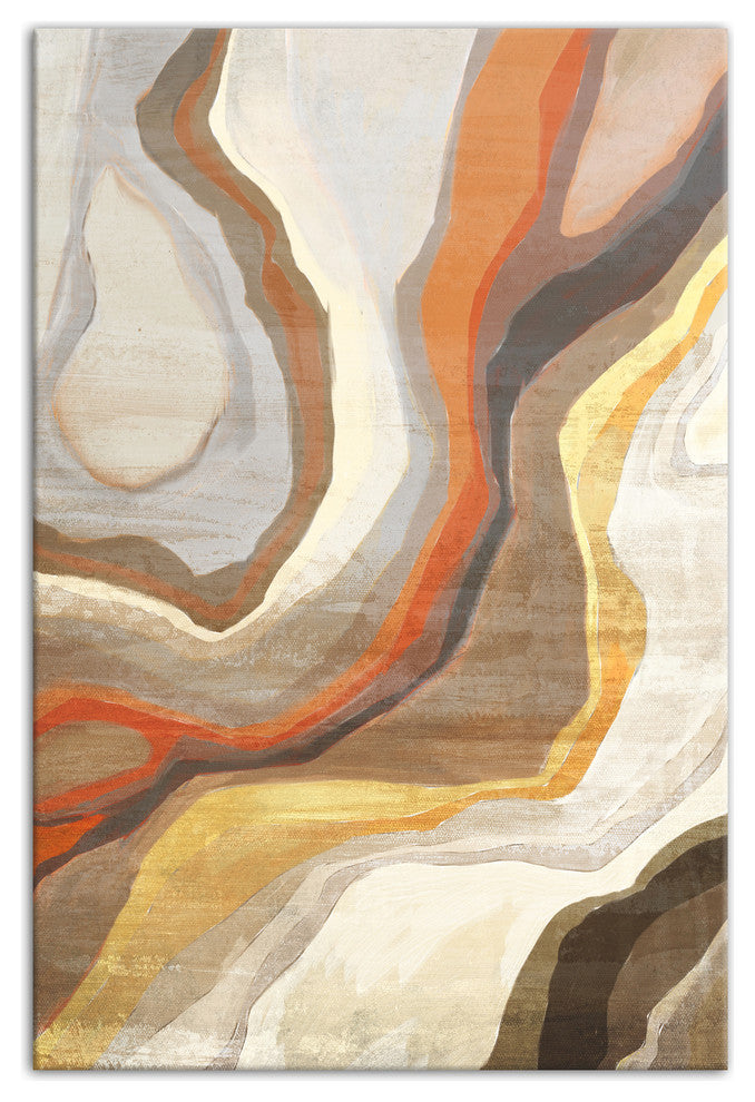 Metamorphic Rock Pattern 24x36 Canvas Wall Art