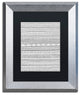 Hello Angel 'Jersey Knit' Art, Silver Frame, Black Mat, 14x11
