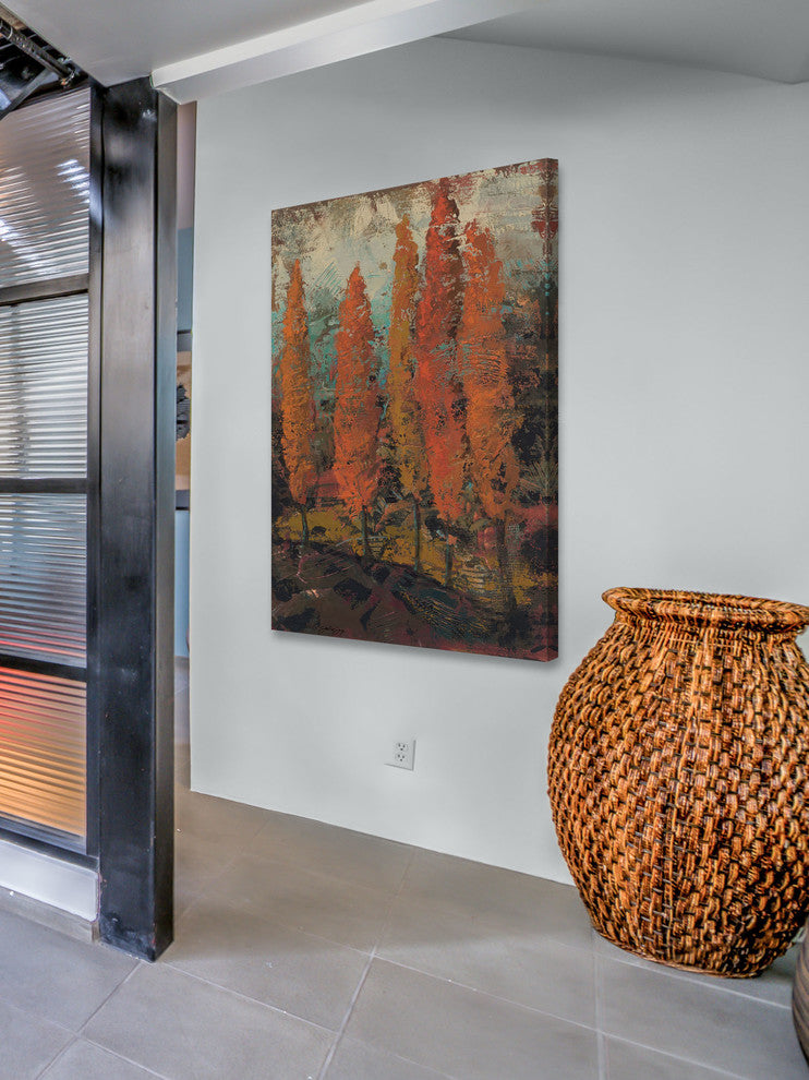 "Seinna Sunset 2" Painting Print on Canvas by Julie Joy