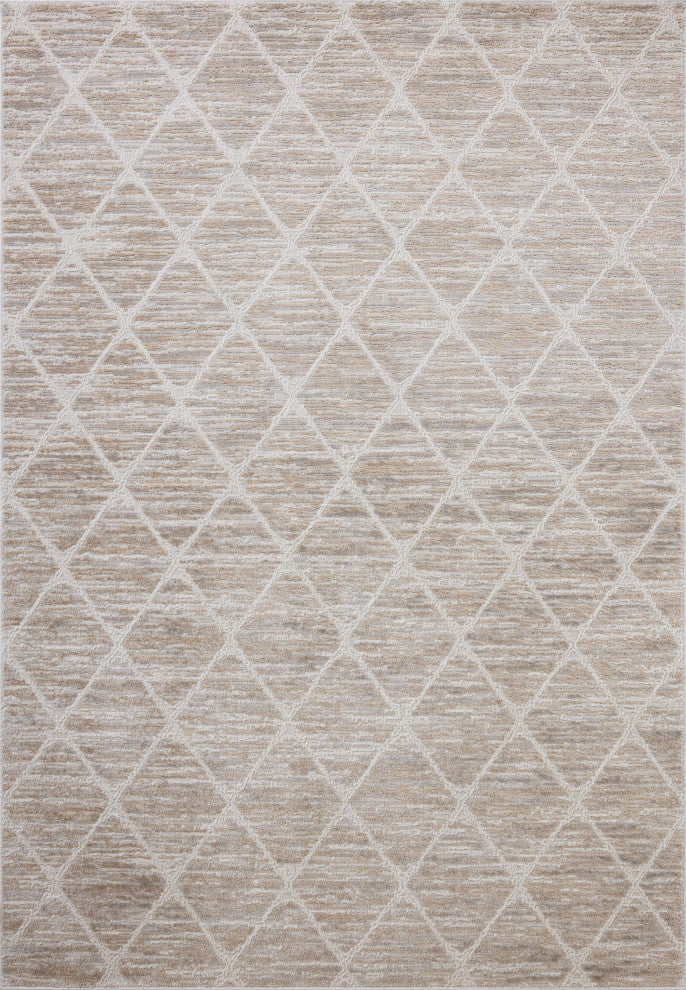 Loloi Townes Pebble / Beige 7'-10" x 10' Area Rug