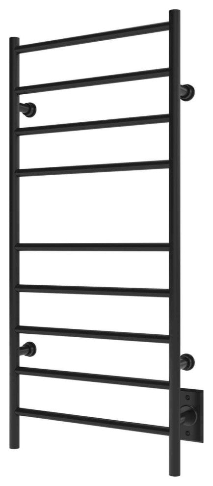 ICO Bath Linear Hardwired Electric Towel Warmer - Round Bar