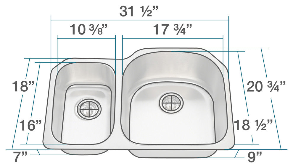 PR1213-16 Stainless Steel Kitchen Sink