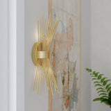Nikko 6.5" Wall Light Gold