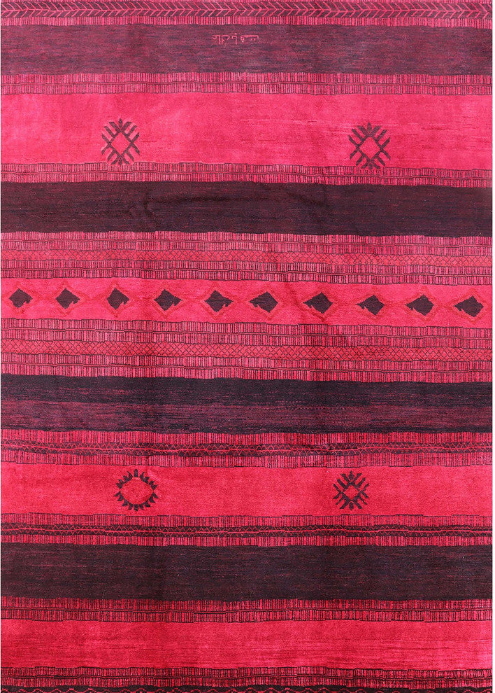 Ahgly Company Indoor Rectangle Mid-Century Modern Area Rugs, 2' x 4'