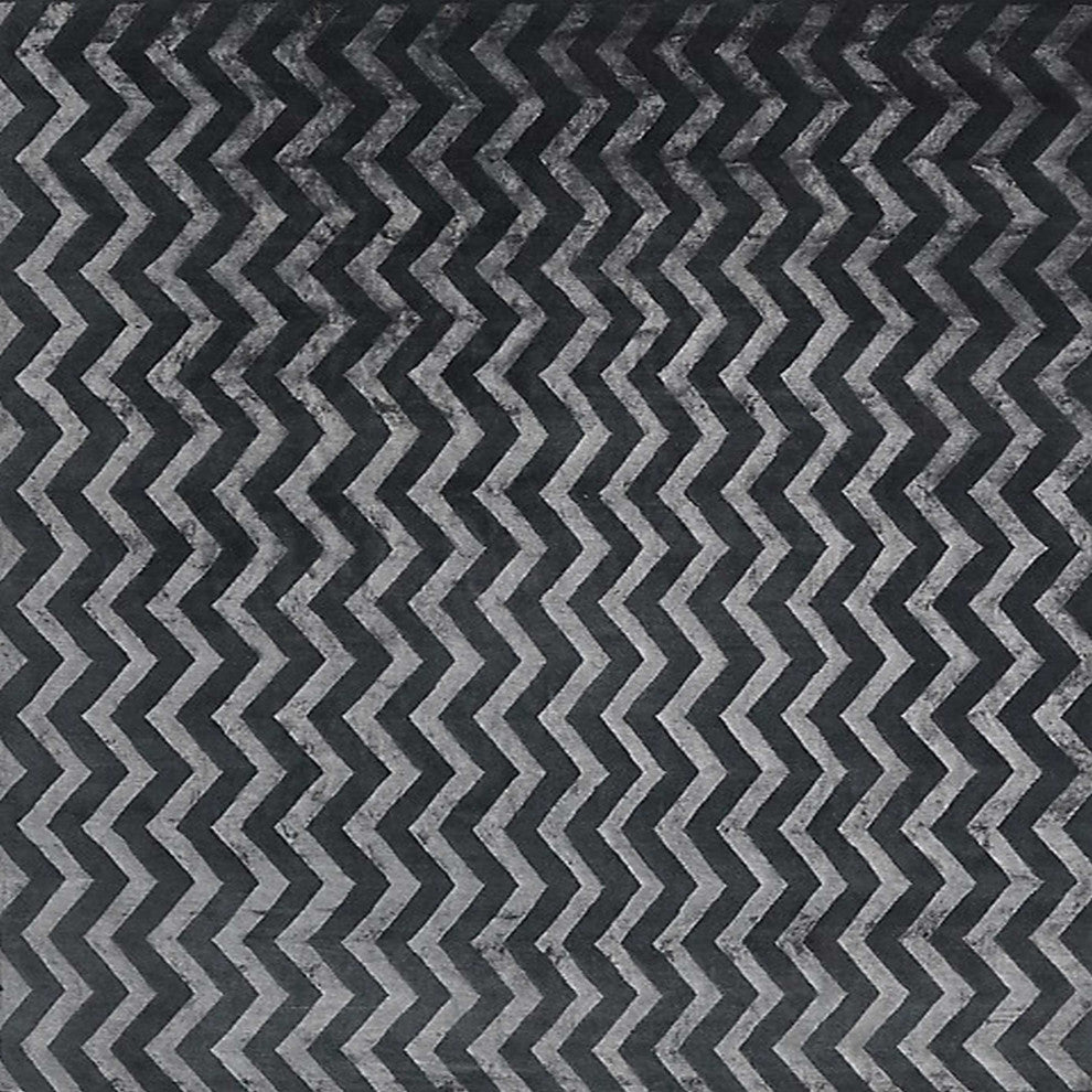 Ahgly Company Indoor Square Mid-Century Modern Area Rugs, 7' Square