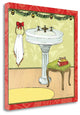 "Soak Awhile - Holiday Sink" By Sue Schlabach, Giclee on Gallery Wrap Canvas