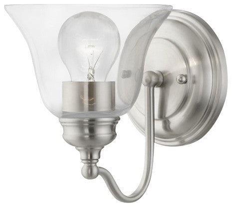 Moreland 1 Light Brushed Nickel Vanity Sconce