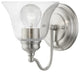 Moreland 1 Light Brushed Nickel Vanity Sconce