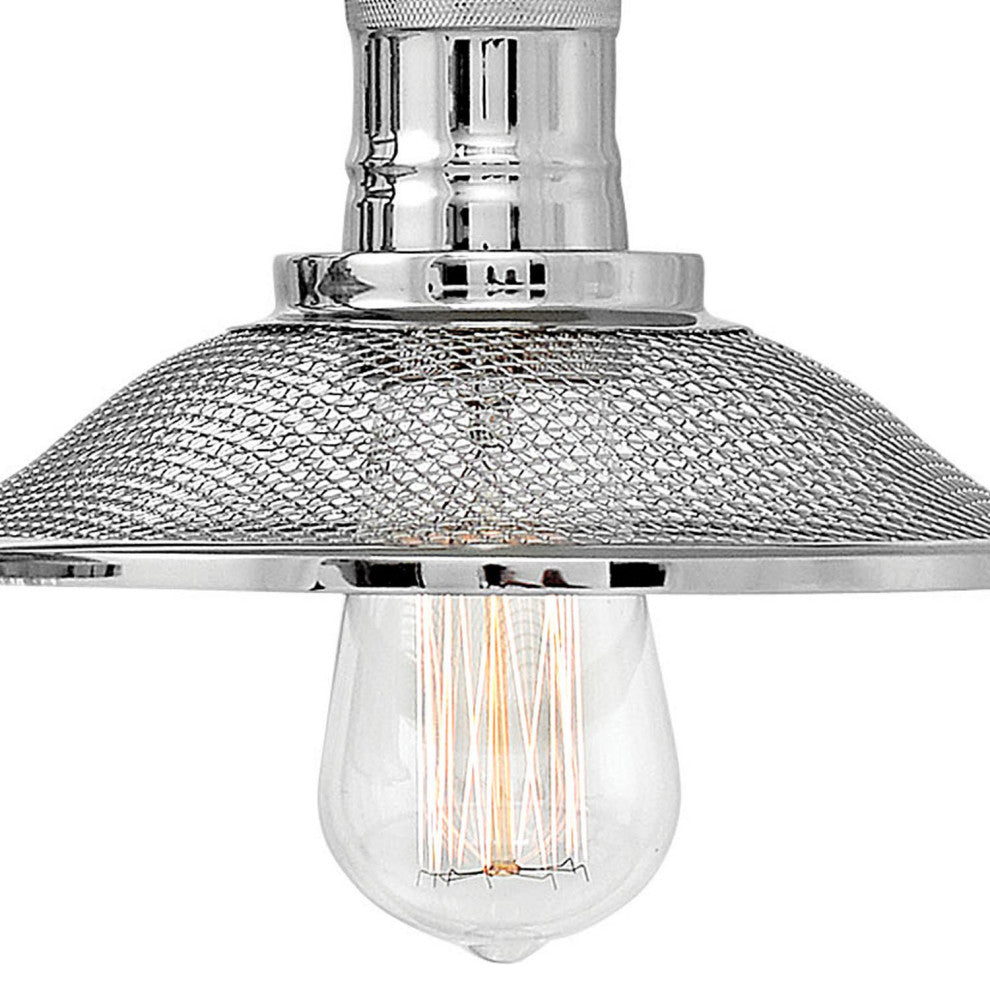 Hinkley Rigby Medium Three Light Vanity, Polished Nickel