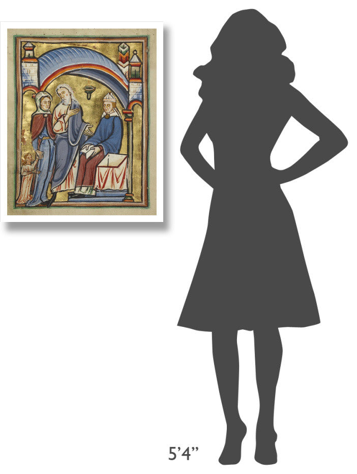 "The Presentation of the Virgin in the Temple" Paper Art, 24"x30"