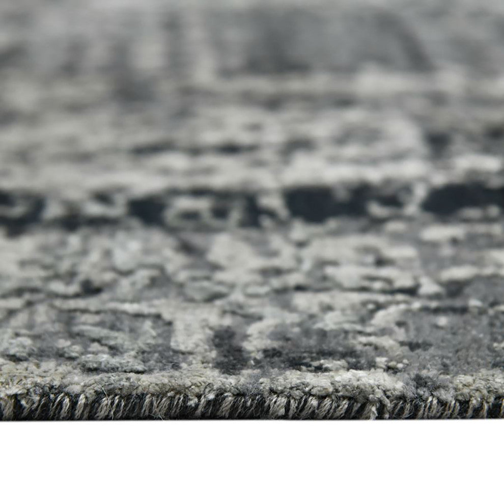Zenith Taree Area Rug, Charcoal, 9'x12', Abstract