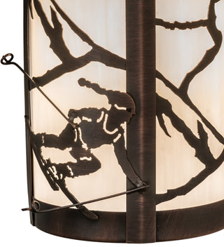 8W Fulton Alpine Solid Mount Wall Sconce