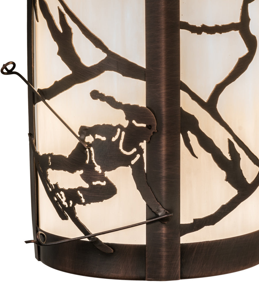 8W Fulton Alpine Solid Mount Wall Sconce